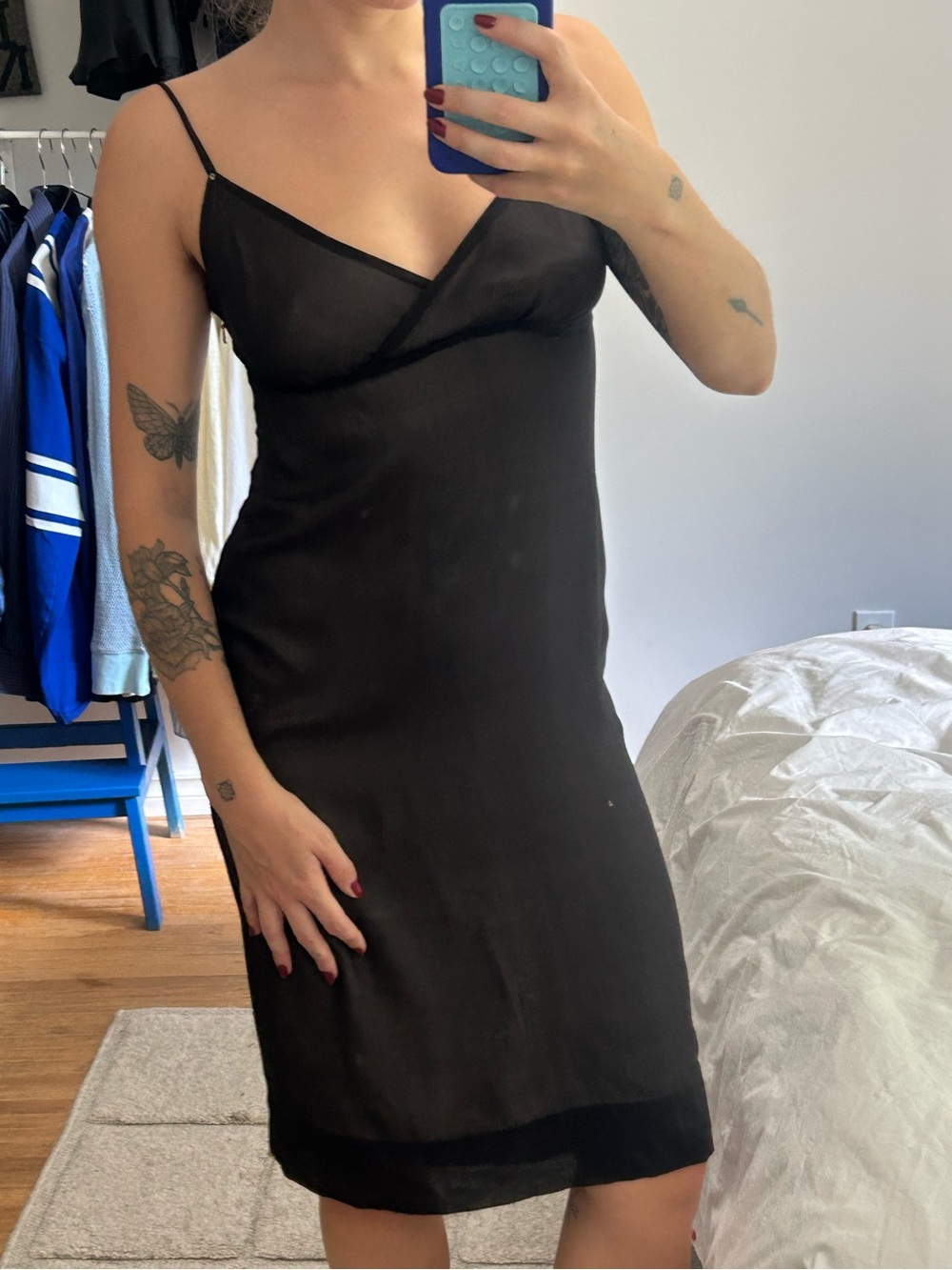 VINTAGE silk dress